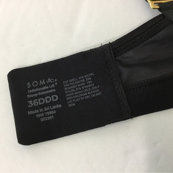 Soma Unbelievable Lift Scoop Balconette Bra - Picture 9 of 9